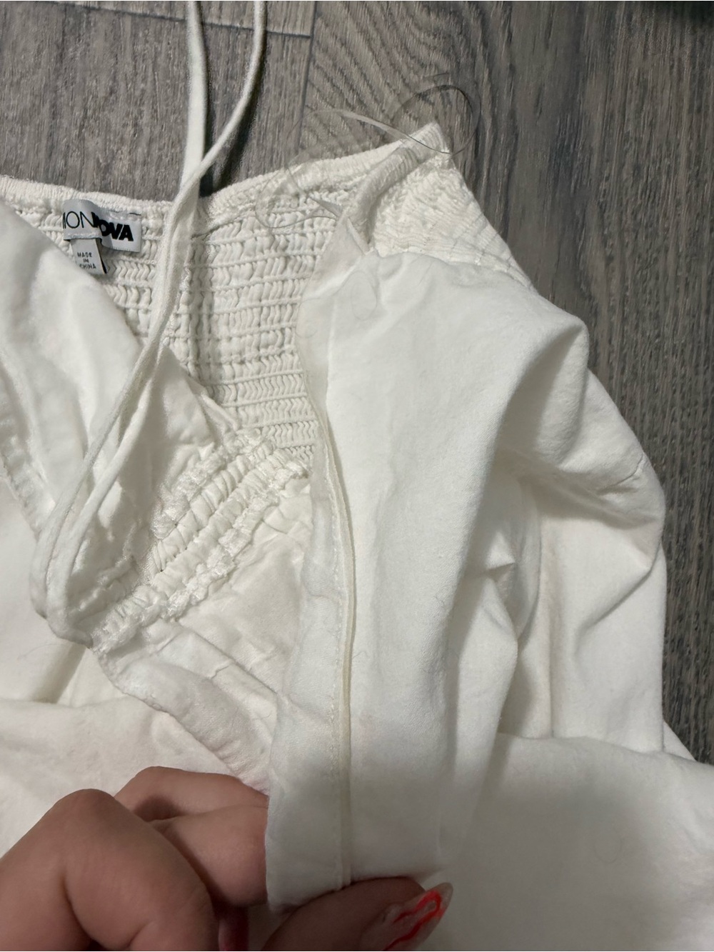 Fashion Nova white maxi dress - Picture 5 of 5